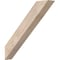 Ekena Millwork 3 1/2"W x 20"D x 20"H Traditional Smooth Knee Brace, Douglas Fir BRC04X20X20TRA00SDF - alternate 1